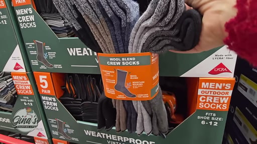 Weatherproof Men's Crew Sock 5 PR