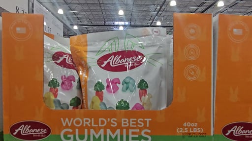 Albanese Gummies Easter Cottontail, 40 Ounces