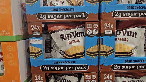 Rip Van Wafels Dark Chocolate Wafers 24 Count Bag