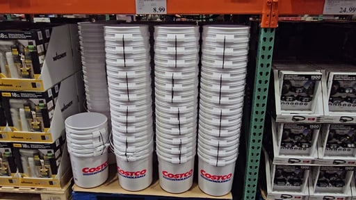 Costco Wholesale 5 Gallon Bucket 3-Pack