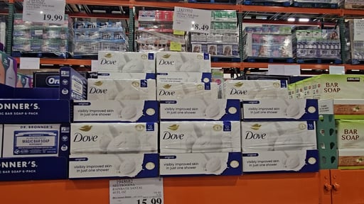 Dove Original Beauty Bar Soap 16-Pack, 3.75 oz
