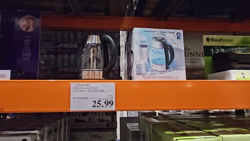 Chefman Kettle 1.8 Ltr with Tea Infuser