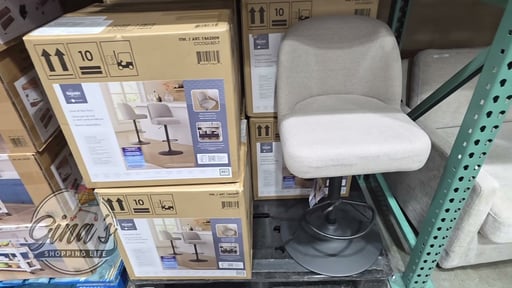 Bayside Furnishings Highland Gas Lift Bar Stool