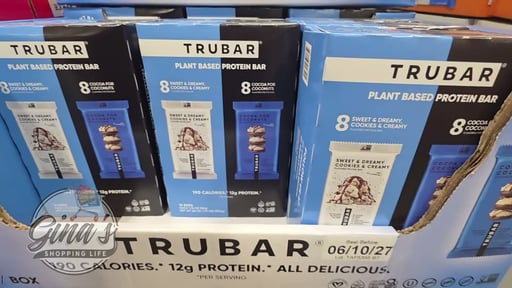 Trubar Protein Bars Choc Coco/Cook+Cream 16/ 1.76 OZ