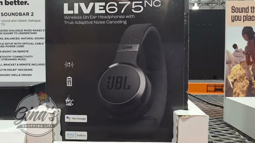 JBL Live 675NC Wireless On-Ear Headphones
