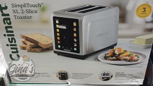 Cuisinart SimpliTouch XL Color Touchscreen 2-Slice Toaster