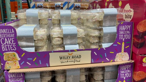 Wiley Road Birthday Cake Bites, 18-Count Container