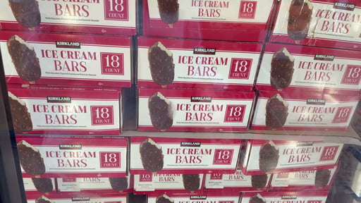Kirkland Signature Ice Cream Bars 18 Count Box