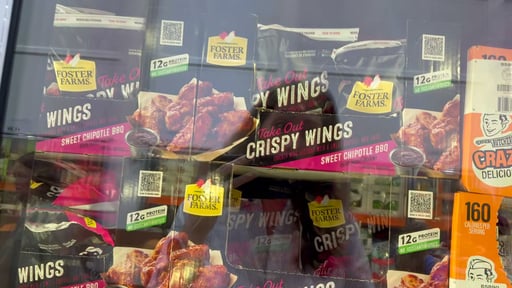 Foster Farms Crispy Wings Sweet Chipotle BBQ 4 Pounds