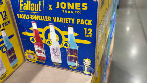 Jones Soda Fallout Nuka-Cola Vault-Dweller Variety Pack, 12 × 12 fl oz