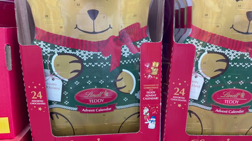 LINDT TEDDY ADVENT CALENDAR 10.2 OUNCES