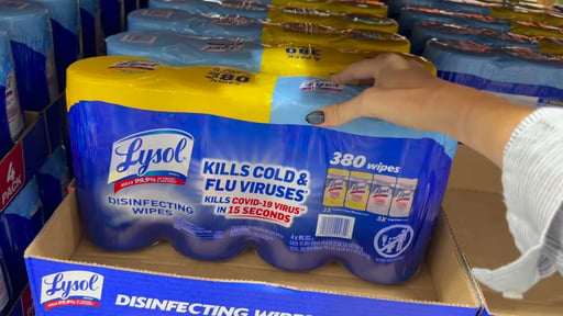 Lysol Disinfecting Wipes, Variety Pack, 4-Pack, 95-Count