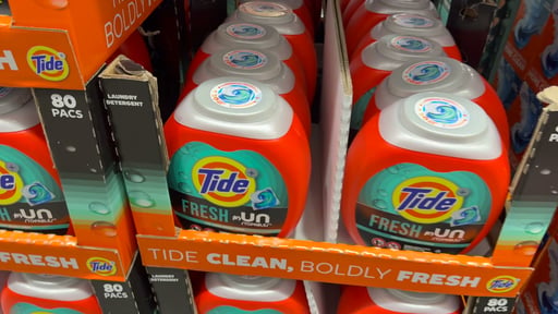Tide PODS + Unstopables Fresh Laundry Detergent Pacs, 80 Count