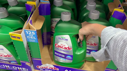 Cascade Advanced Power Dishwasher Gel 125 oz (7.81 lbs)