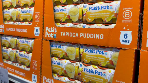 Petit Pot Mango Tapioca Pudding, 6/4 oz