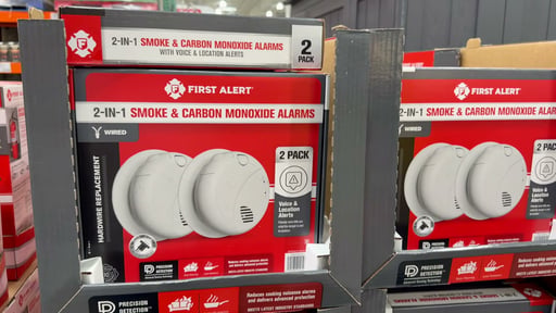First Alert Hardwired Combo Smoke & CO Alarm