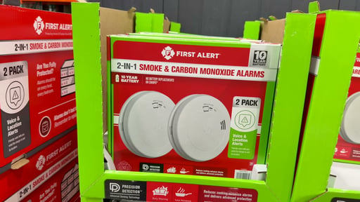 First Alert 10-Year Battery Smoke & CO Alarm 2-Pack 8th Edition