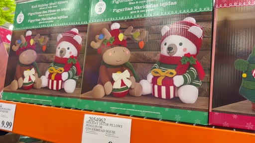 Knit Holiday Shelf Sitters Set of 2