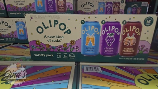 OLIPOP Prebiotic Soda Variety Pack 15/12 oz