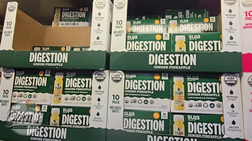 Suja Organic Digestion Ginger Pineapple Shots, 10 Pack, 2 oz Each