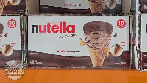 Nutella Ice Cream Cones, 10-Count Box