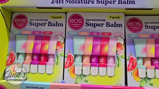 eos Super Balm 24 Hour Moisture, 5 Tubes
