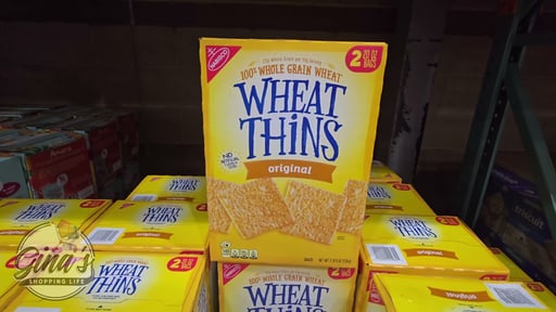 Nabisco Wheat Thins Original Whole Grain Wheat Crackers, 2/20 oz