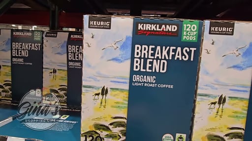 Kirkland Signature Breakfast Blend 120 CT Organic K-Cup Pods
