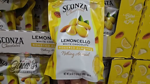 Sconza Lemoncello Almonds 24 OZ