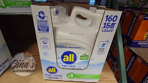 All Free & Clear Plus+ Compacted Liquid Detergent, 160 Loads, 200 oz