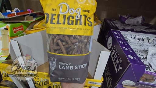 Dog Delights Chewy Lamb Sticks 44 Ounces