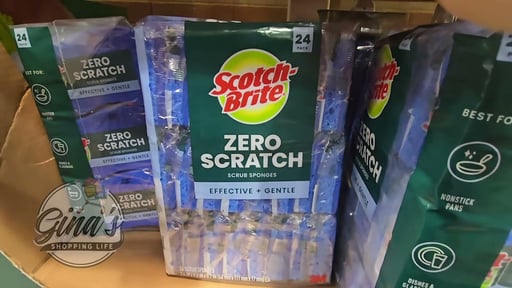 Scotch-Brite Zero Scratch Sponge 24 ct