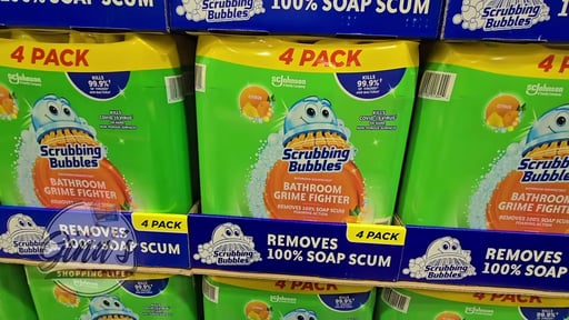 Scrubbing Bubbles Bathroom Grime Fighter, 4 Pack, 25 Ounces Each