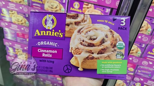 Annie's Organic Cinnamon Rolls 3/17.5 oz
