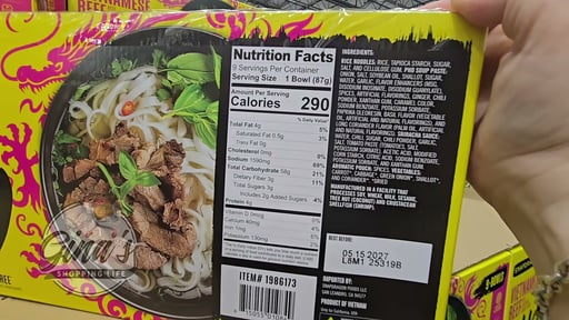 Snapdragon Foods Vietnamese Pho Bowls 9/3.1 oz