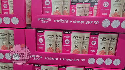 Hawaiian Tropic Sheer Touch Lotion Sunscreen SPF 30, 10.8 fl oz, 2-Pack