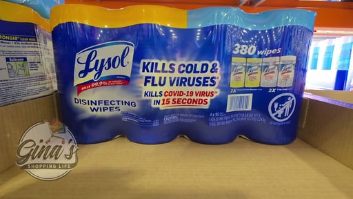 Lysol Disinfecting Wipes, Variety Pack, 4-Pack, 95-Count