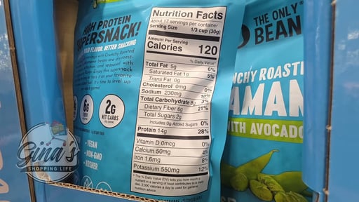 The Only Bean Sea Salt Edamame with Avocado Oil 18 OZ