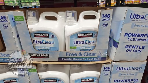 Kirkland Signature Free & Clear HE Liquid Laundry Detergent, 194 Ounces, 146 Loads