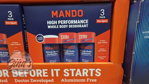 Mando Whole Body Deodorant 3 / 2.6oz (7.8oz Total)