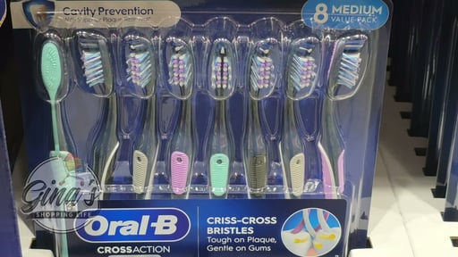 Oral-B CrossAction Advanced Toothbrush 8 Count