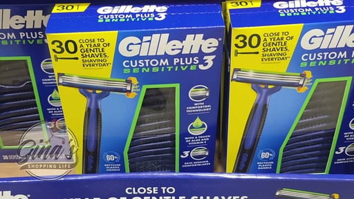 Gillette CustomPlus3 Dispo Razor 30CT