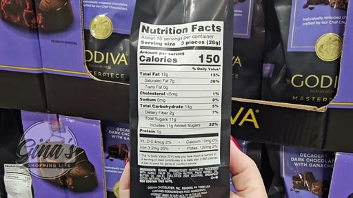 Godiva Masterpiece Dark Chocolate Ganache 15 oz