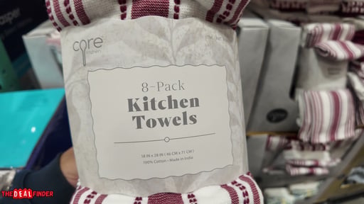 Core Home 8-Piece Terry Kitchen Towel Set