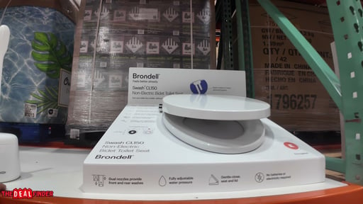 Brondell Swash CL1500-EW Elongated Bidet Toilet Seat