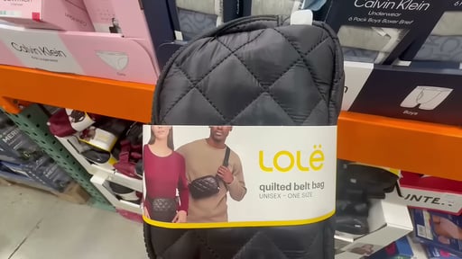 Lolë Unisex Quilted Puff Bag