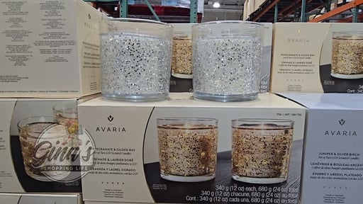 Avaria 2-Pack Glitter LED Confetti Scent Candles
