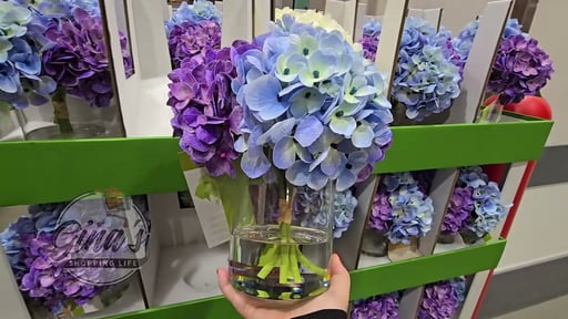 Nearly Natural Faux 12" Hydrangea Arrangement
