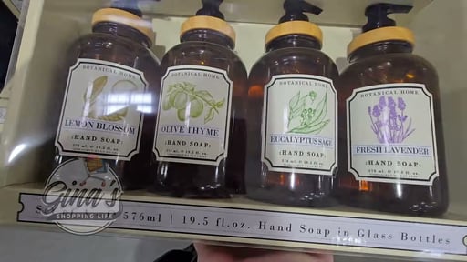 H+B Botanical Home Hand Soap, 4 Pack, 19.5 fl oz Each