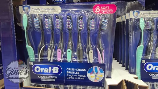 Oral-B CrossAction Advanced Toothbrush 8 Count